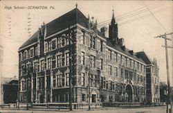 High School Scranton, PA Postcard Postcard Postcard