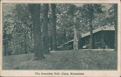 The Assembly Hall - Camp Kanesatake Spruce Creek, PA Postcard Postcard Postcard