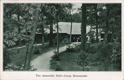 The Assembly Hall, Camp Kanesatake Postcard