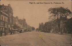 High St., East from Hanover St. Postcard