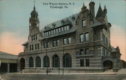 Fort Wayne Station, N.S. Postcard