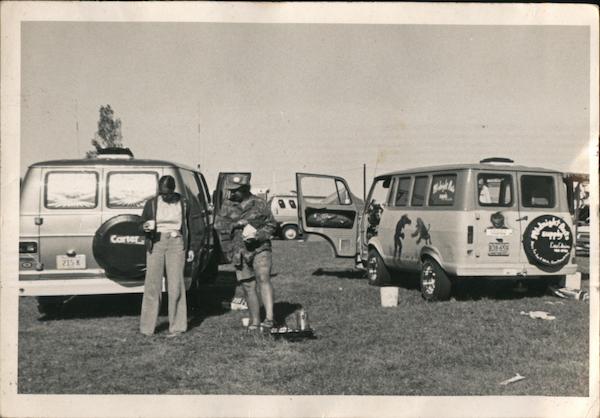 Lot of 2: 1970's National Truck-In Vans Camping