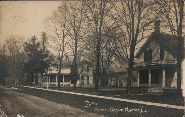 Street Scene Palatine Illinois