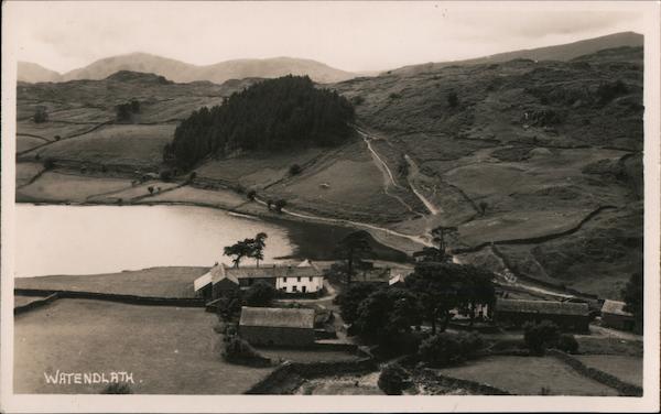 View of Home on Water from Hilside Watendlath England