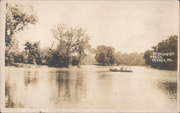 Row Boating on Perkiomen Creek Yerkes Pennsylvania