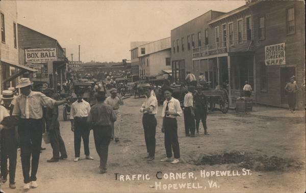 Traffic Corner, Hopewell Street Virginia