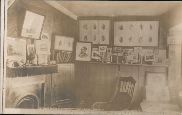 Interior of the Old Curiosity Shop London England