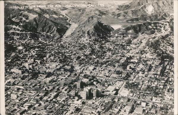 Birdseye View of Hollywood California