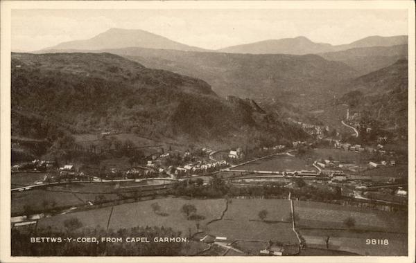 Bettws-Y-Coed, From Capel Garmon. United Kingdom