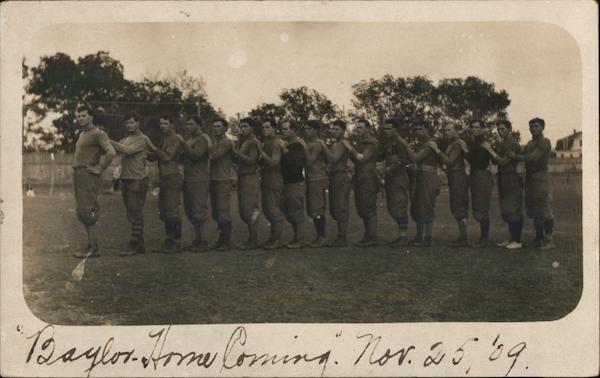Baylor Home Coming November 25, 1909 Football