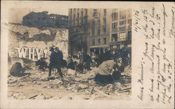 Rare View: 1906 Earthquake San Francisco California