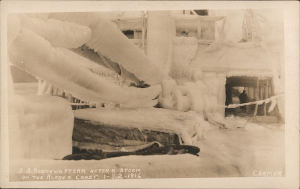SS Northwestern After Ice Storm Alaska Cramer