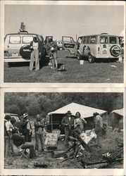 Lot of 2: 1970's National Truck-In Vans Camping Original Photograph