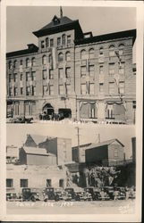 National Hotel in 1908 & Same Site 1938 Cripple Creek, CO Caye Young Postcard Postcard Postcard