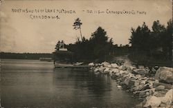 North Shore of Lake Metonga Crandon, WI Postcard Postcard Postcard