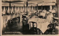 Canada Steamship Lines-Observation Dining Room Interiors Postcard Postcard Postcard