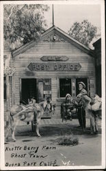 Post Office, Ghost Town, Knott's Berry Farm Postcard