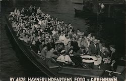 Havnerundfartens Foto Denmark River Tour Boat Ferries Postcard Postcard Postcard