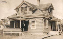 Craftsman Style House Postcard