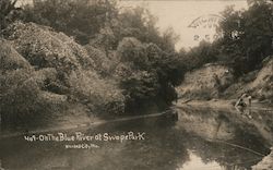 On the Blue River at Swope Park Postcard