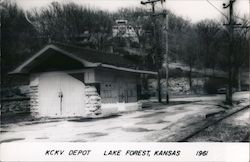 Kansas City Kaw Valley Depot Lake Forest Edwardsville, KS Postcard Postcard Postcard