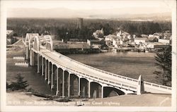 New Bridge at Florence - Oregon Coast Highway Postcard