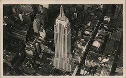 Empire State Building from the Air Postcard