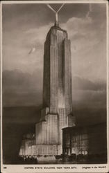 Empire State Building Postcard