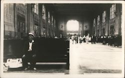 Interior of Union Station Postcard