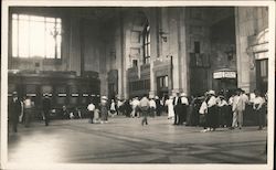 Lobby, Union Station, Rare View Postcard