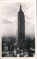 Empire State Building - Highest Bldg. in the World Postcard