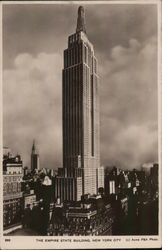 Empire State Building Postcard