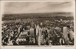 Western View from Empire State Observatory Postcard