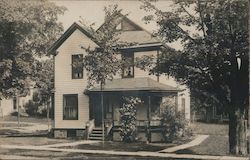 Two Story House Postcard