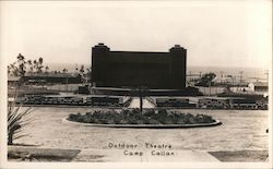 Outdoor Theatre - Camp Callan Postcard