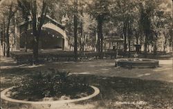 Bandshell, City Park Postcard