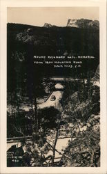 View of Mount Rushmore National Memorial from Iron Mountain Road Postcard