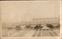 View of Railroad Platforms, Union Station Kansas City, MO Postcard Postcard Postcard