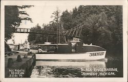 Black River Harbor Postcard