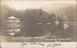 Echoe Lake Central Valley, NY Postcard Postcard Postcard