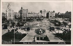 Plaza De Cataluna Levonte Postcard