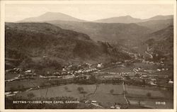 Bettws-Y-Coed, From Capel Garmon. Postcard