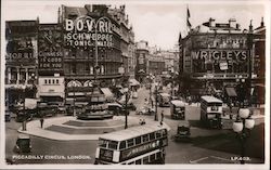 Piccadilly Circus London, England Postcard Postcard Postcard