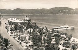Boats at Dock Postcard