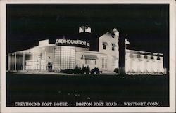Greyhound Post House Boston Post Road Postcard