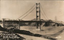 Golden Gate Bridge Postcard