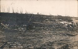 Kraft Place After the Cyclone, near Deshler Postcard
