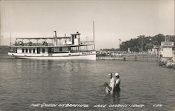 The Queen on Lake Okoboji Iowa Postcard Postcard Postcard