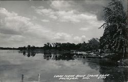 Shore Scene, Blue Spring Lake Palmyra, WI Postcard Postcard Postcard