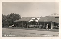 Field Hospital, Camp Pickett Postcard
